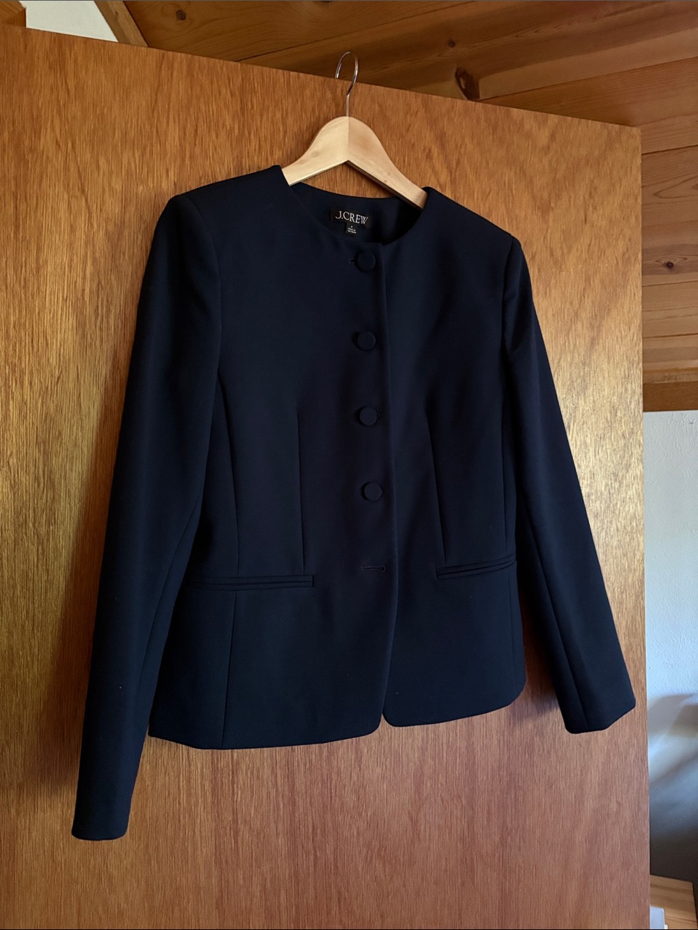 J.Crew Cora Lady Jacket Size 4 Navy